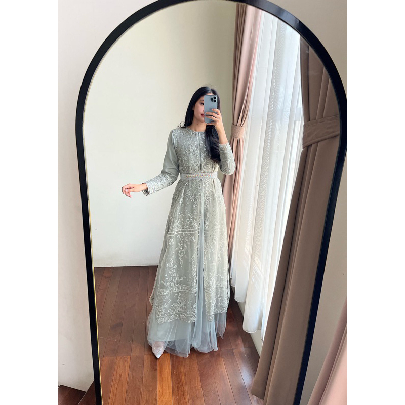 amrthelabel / vinila hijab / sage grey