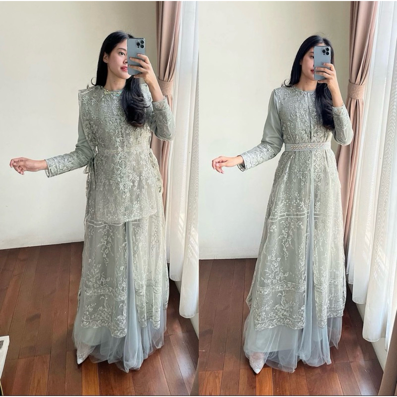 amrthelabel / vinila hijab / sage grey