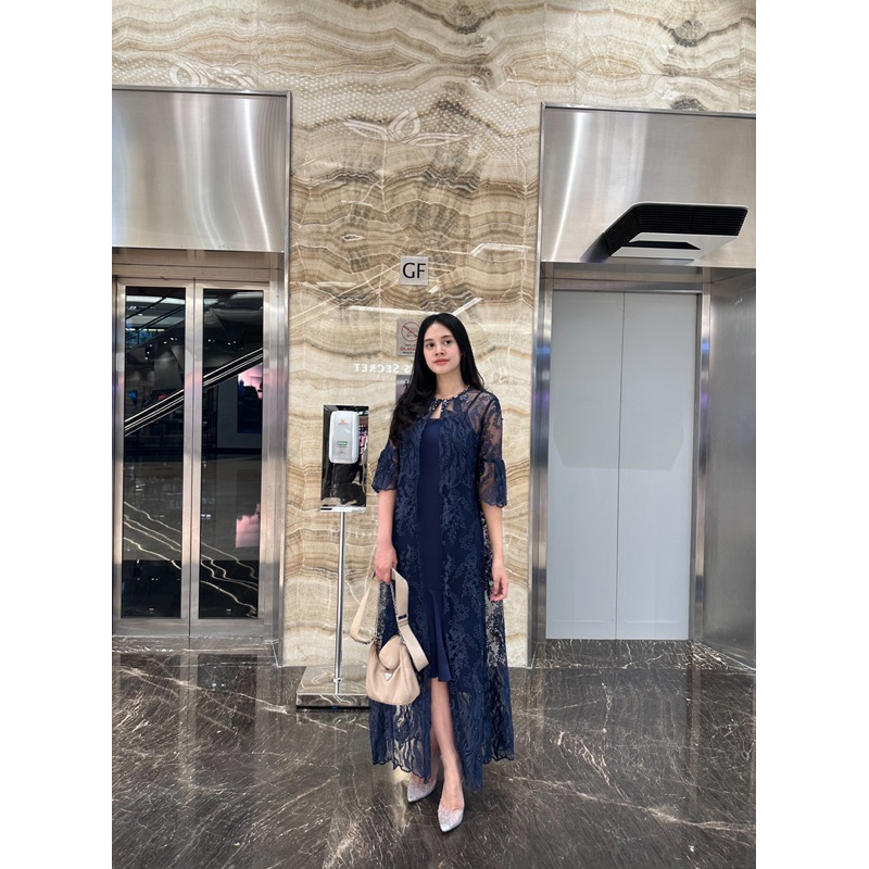 amrthelabel / kalla midi / navy