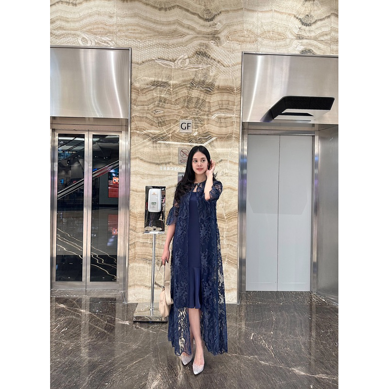 amrthelabel / kalla midi / navy