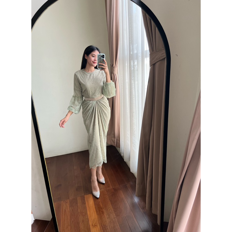 amrthelabel / jacinta set / sage green