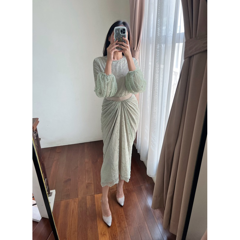amrthelabel / jacinta set / sage green