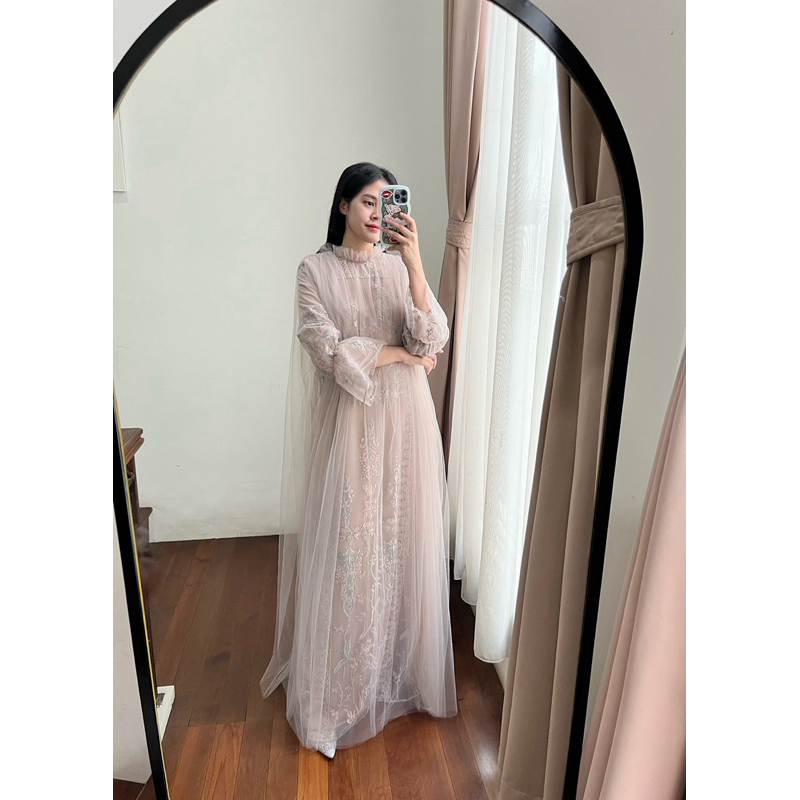 amrthelabel / lave hijab / nude pink