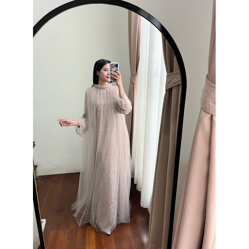 amrthelabel / lave hijab / nude pink