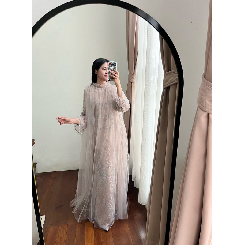 amrthelabel / lave hijab / nude pink