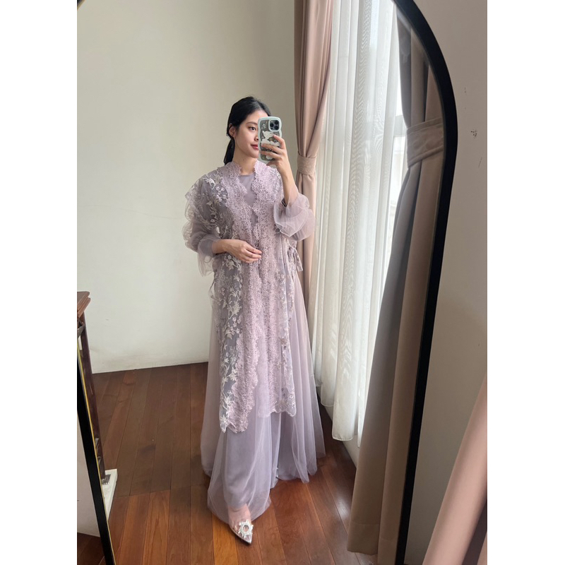 amrthelabel / lively dress / deep purple