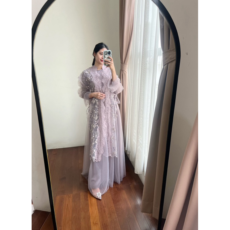 amrthelabel / lively dress / deep purple