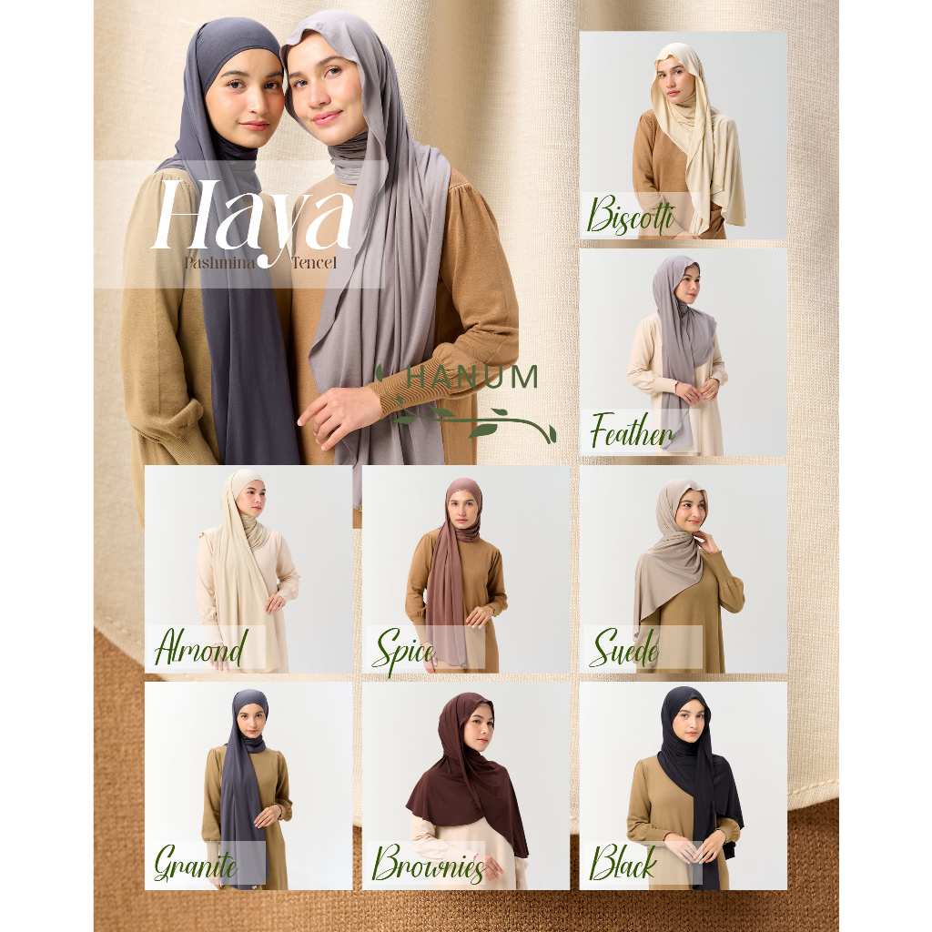 Haya Pashmina Tencel by Hanum