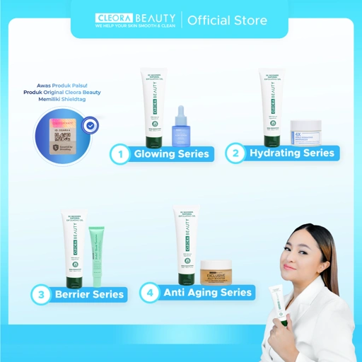 Image of Cleora Beauty Special Bundle 4 In 1 - Anti Aging Series, Berrier Series, Glowing Series, Hydrating Series