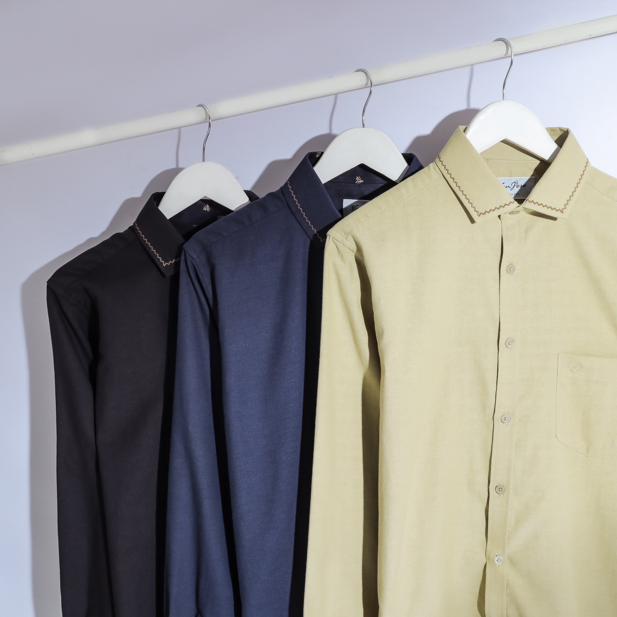 Kemeja Pria Lengan Panjang Slim Fit Oxford