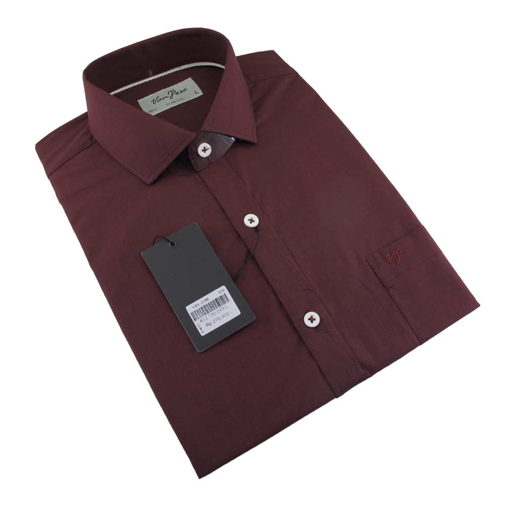 Kemeja Pria Lengan Pendek Slim Fit Katun Filafile Jumbo