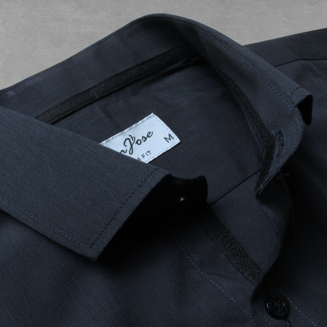 Kemeja Pria Lengan Pendek Slim Fit Katun Filafile Jumbo