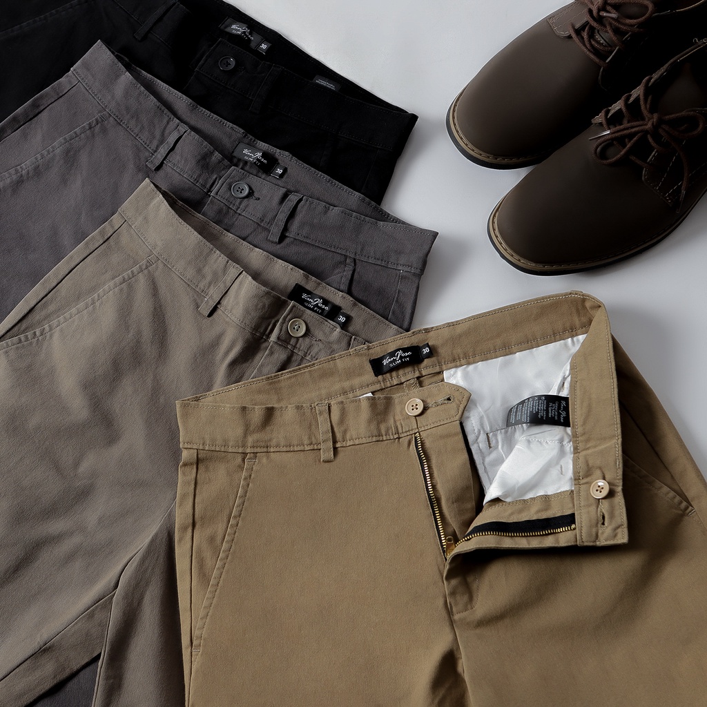 Celana Panjang Pria Chinos Slim Fit