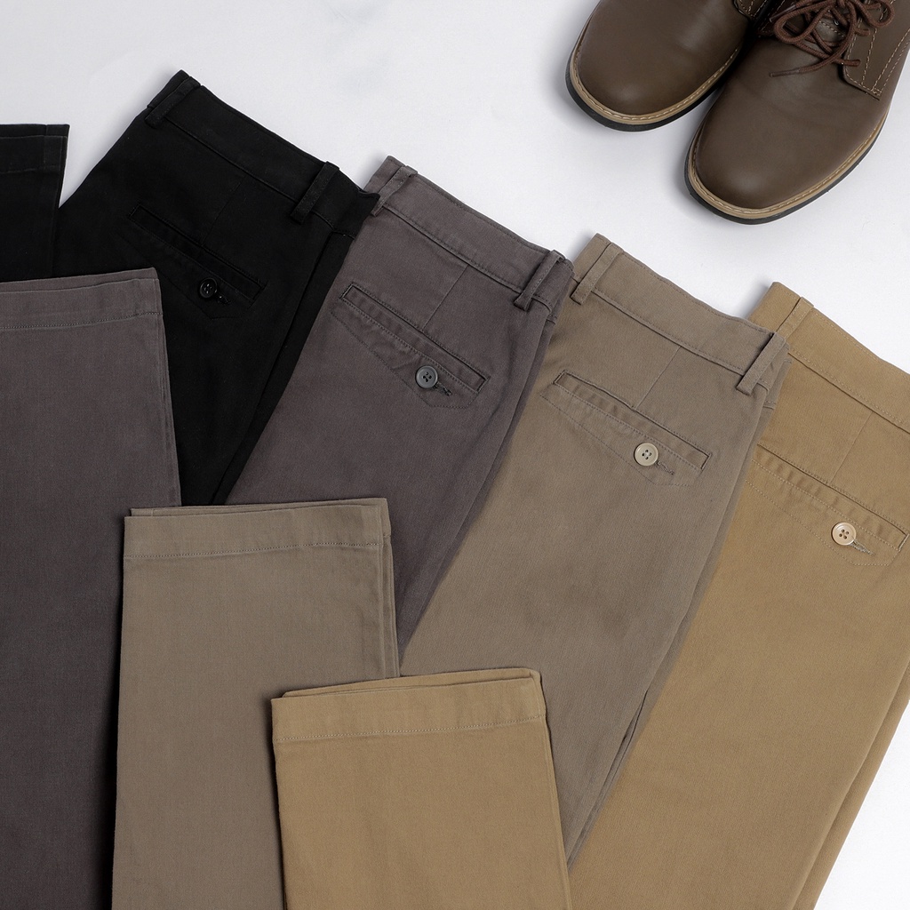 Celana Panjang Pria Chinos Slim Fit