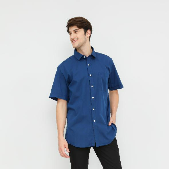 Kemeja Pria Lengan Pendek Katun Semi Casual Griffin Series