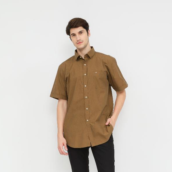 Kemeja Pria Lengan Pendek Katun Semi Casual Griffin Series