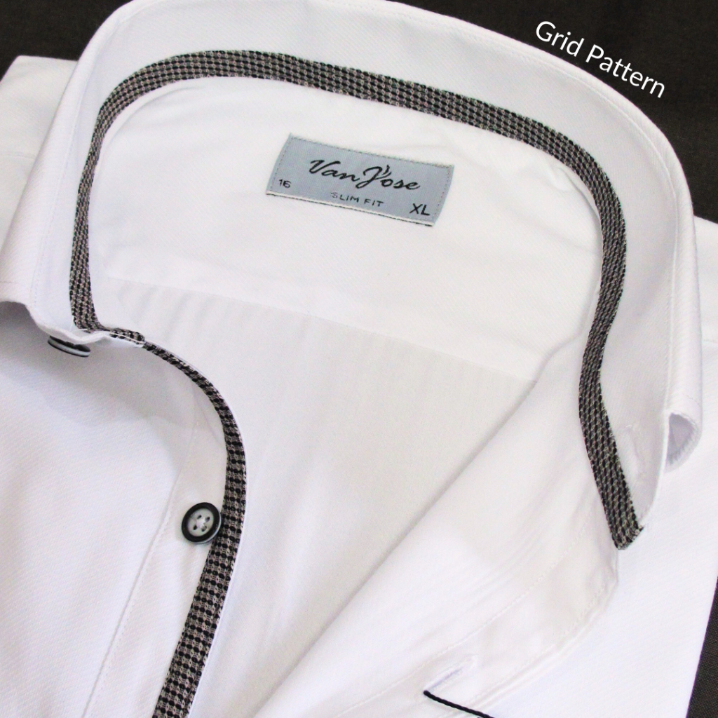 Kemeja Putih Pria Lengan Panjang Slim Fit Jumbo