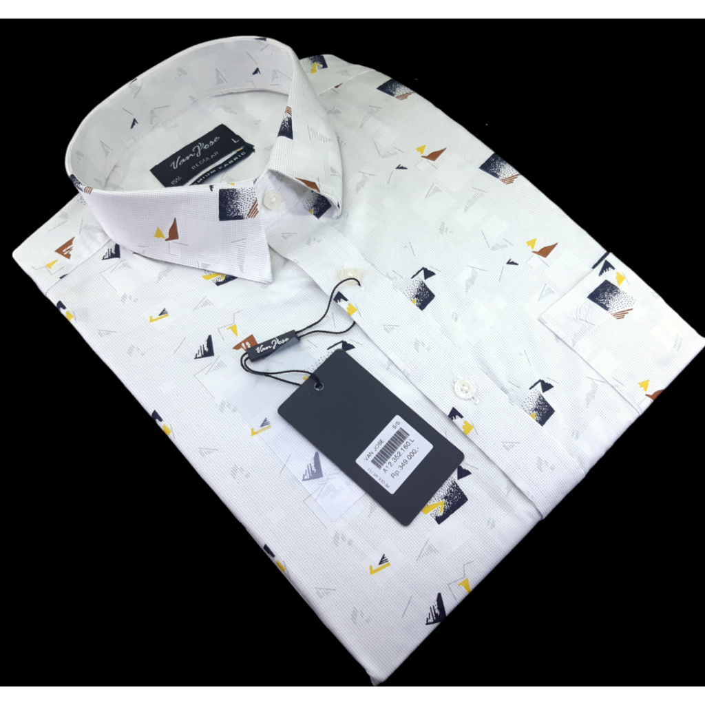 Kemeja Pria Lengan Pendek Hawai Printing Katun Jumbo