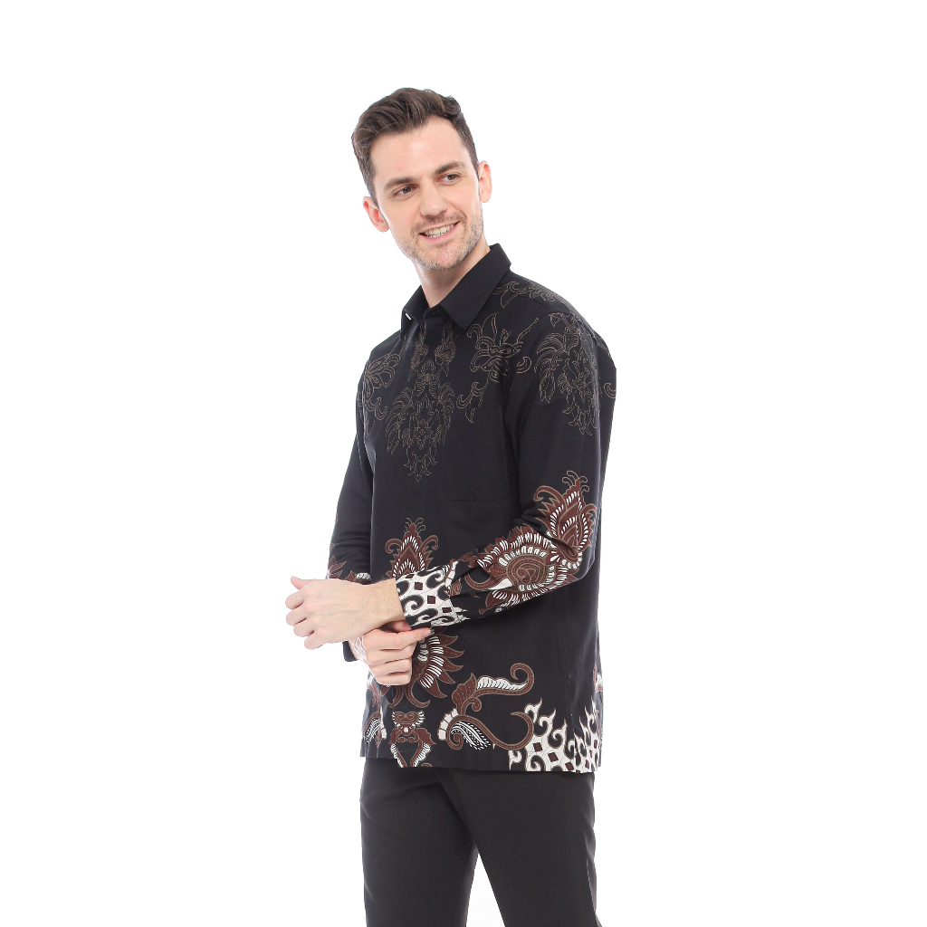 Kemeja Batik Pria Lengan Panjang