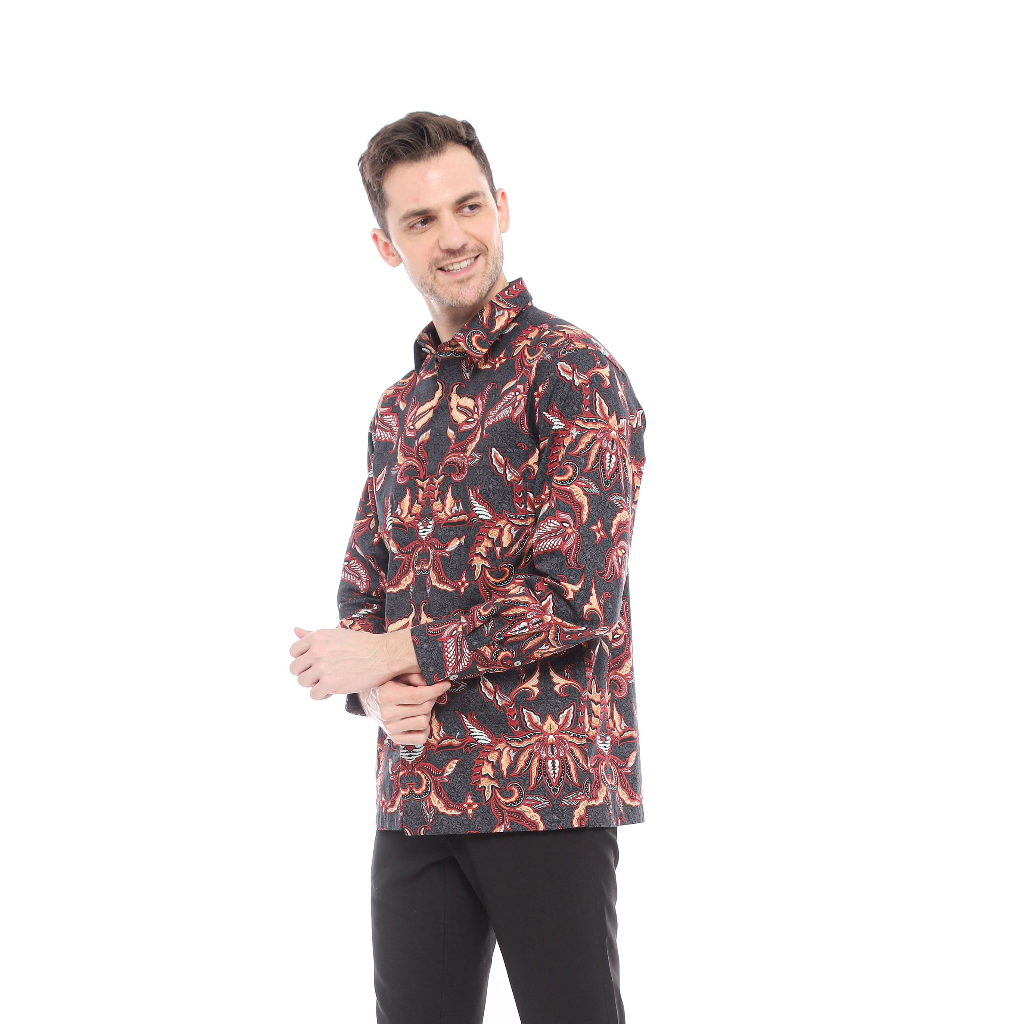 Kemeja Batik Pria Lengan Panjang