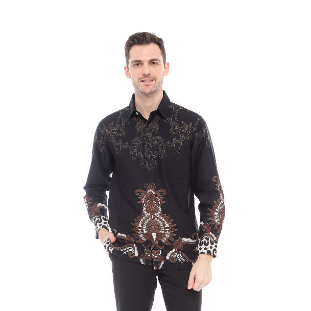 Kemeja Batik Pria Lengan Panjang