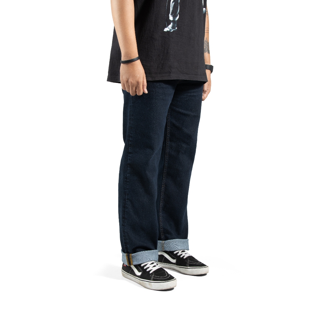 Roofwell - Higate Blue Black - Washed Jeans