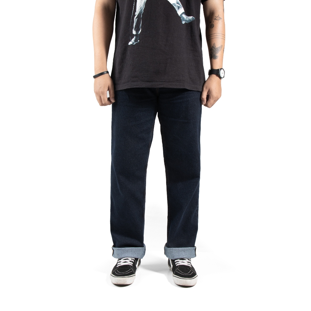 Roofwell - Higate Blue Black - Washed Jeans
