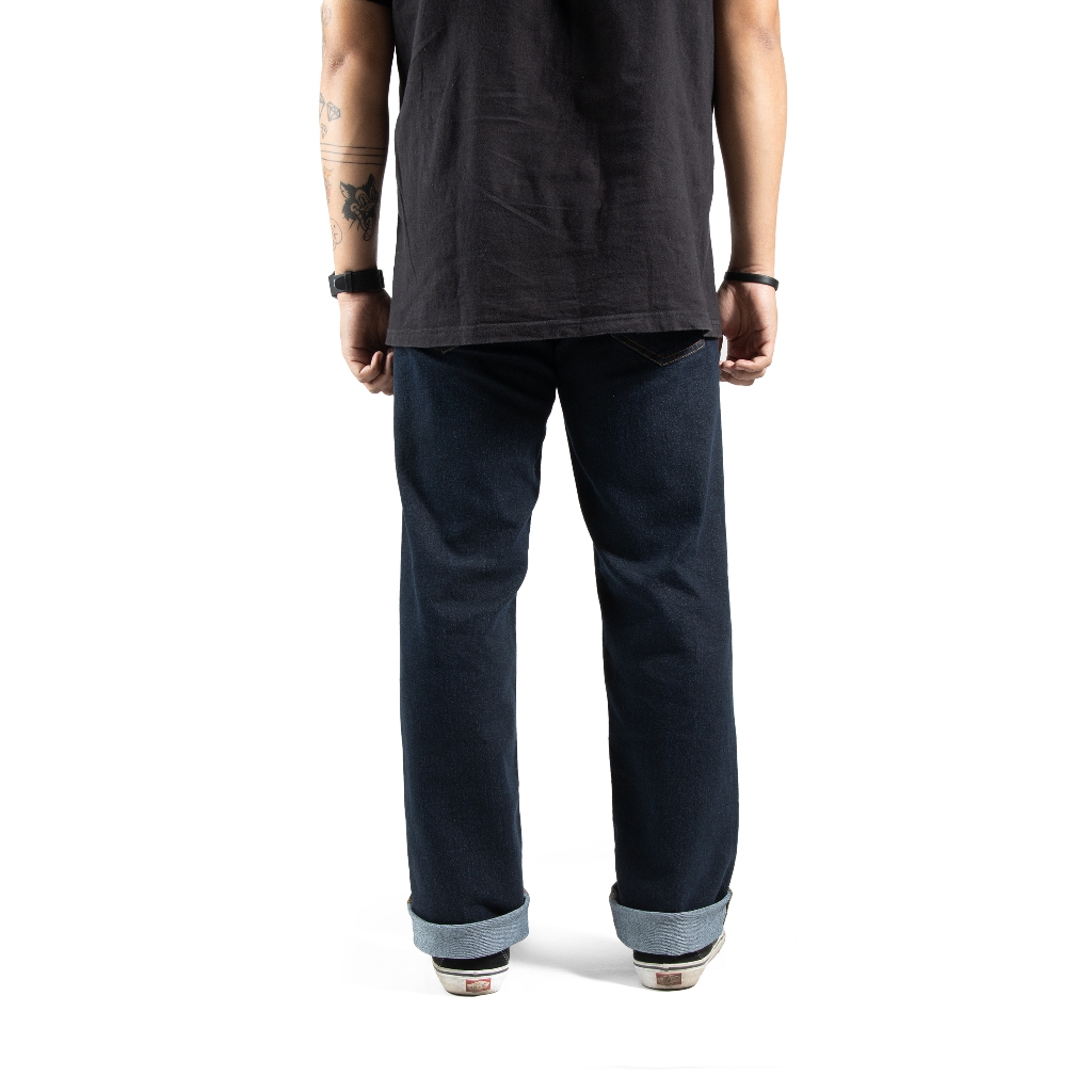 Roofwell - Higate Blue Black - Washed Jeans