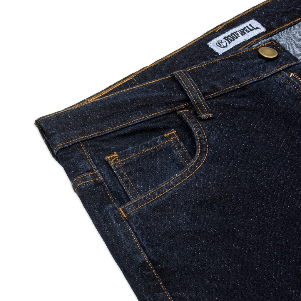 Roofwell - Higate Blue Black - Washed Jeans