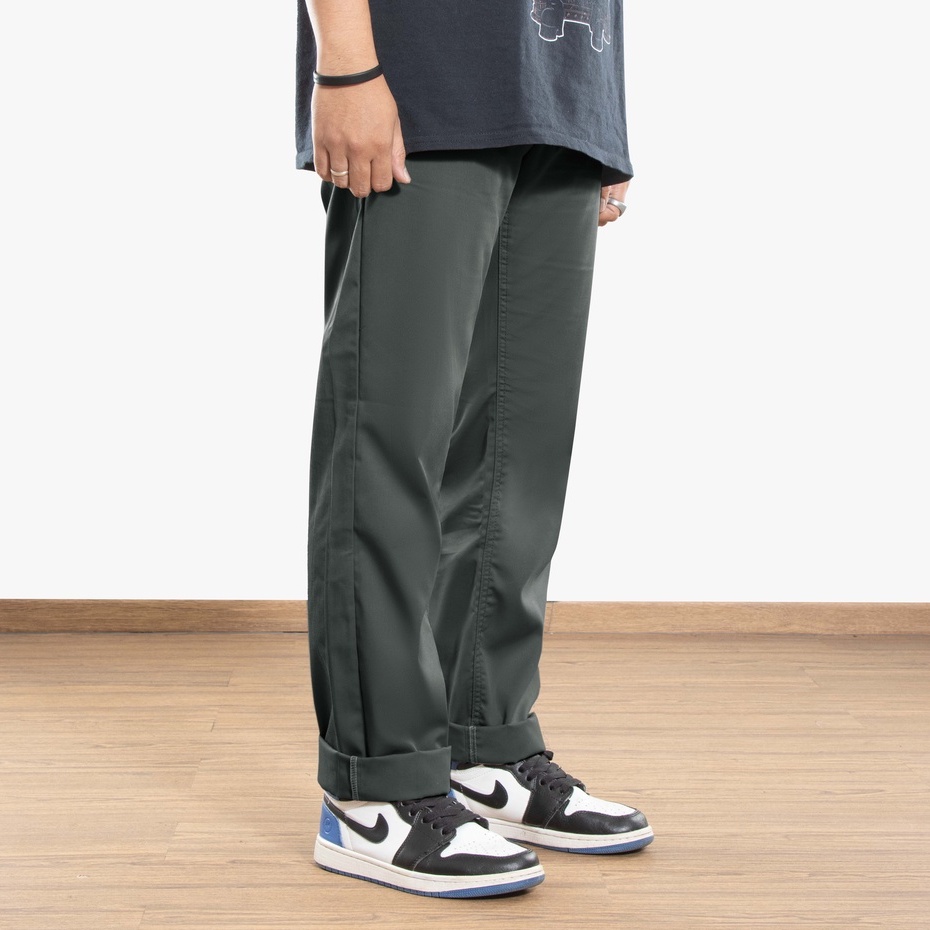 Roofwell - Loki Charcoal - Chino Straight Fit ( DRILL MATERIAL )