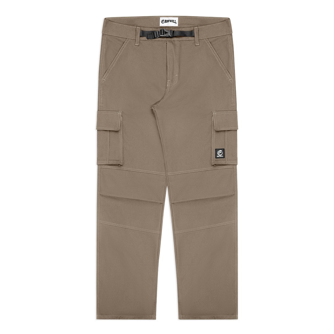 ROOFWELL - UTERO MOCCA | CELANA TWILL PANJANG | CELANA CARGO PANJANG | CARGO PANTS | CARGO PRIA | CELANA PRIA | CELANA GUNUNG KREM
