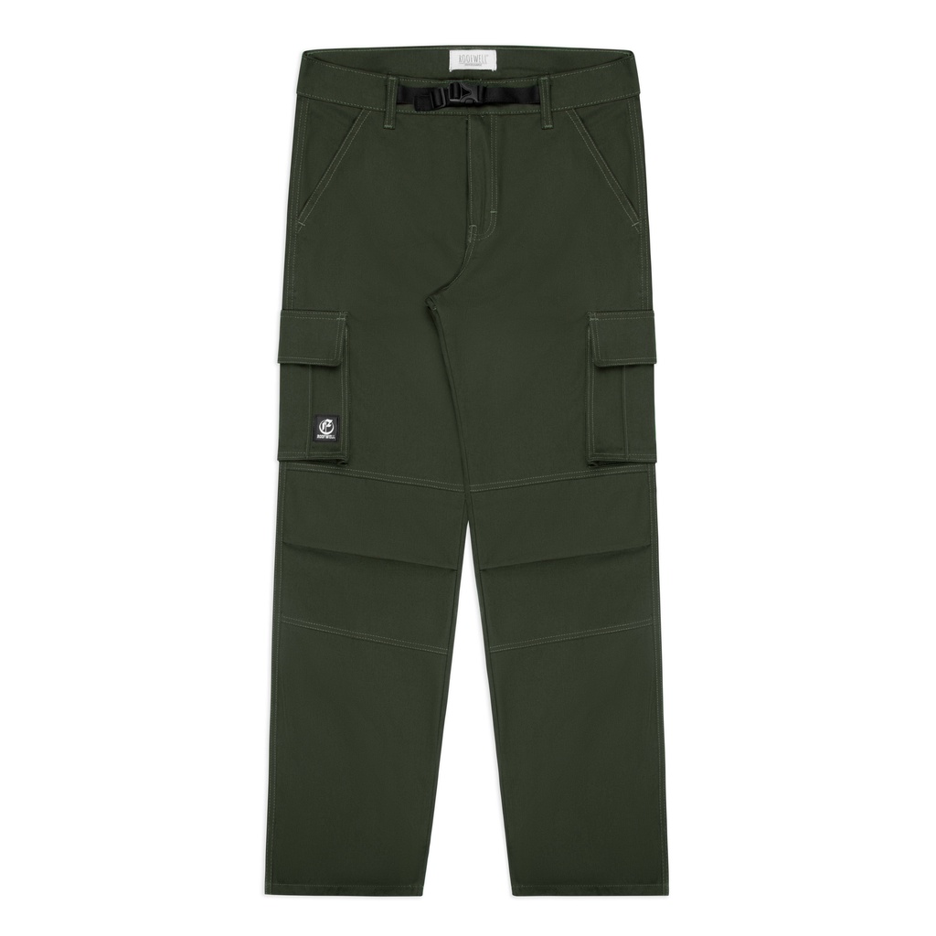 ROOFWELL - UTERO ARMY | CELANA TWILL PANJANG | CELANA CARGO PANJANG | CARGO PANTS | CARGO PRIA | CELANA PRIA | CELANA GUNUNG ARMY
