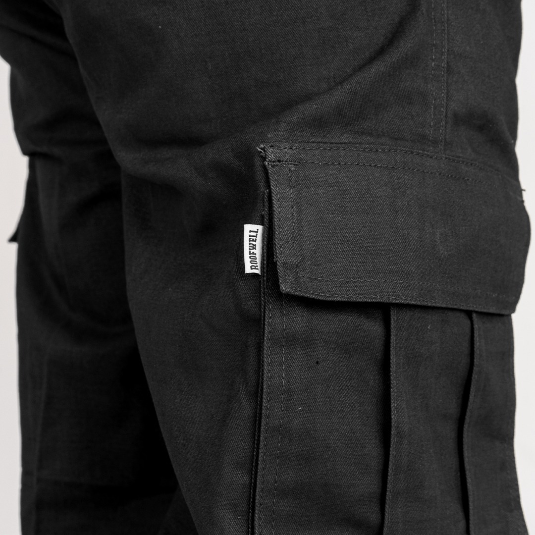 ROOFWELL - UTERO BLACK | CELANA TWILL PANJANG | CELANA CARGO PANJANG | CARGO PANTS | CARGO PRIA | CELANA PRIA | CELANA GUNUNG KREM