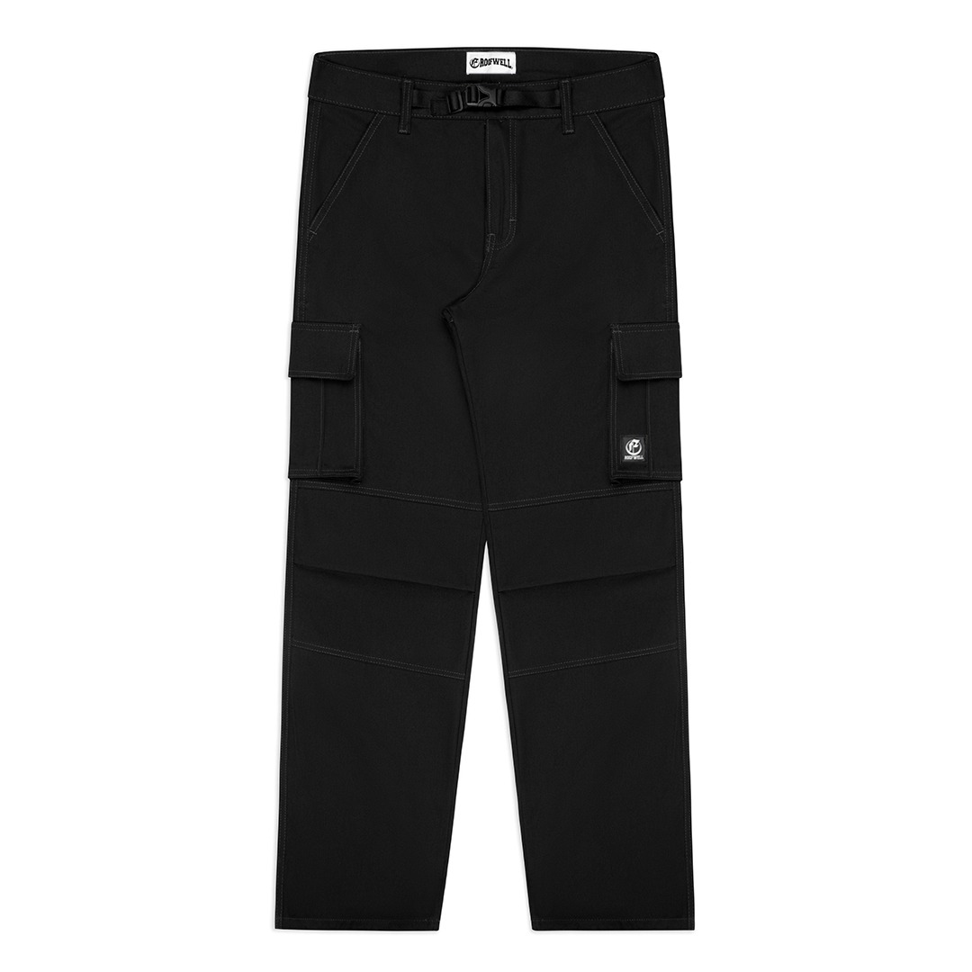 ROOFWELL - UTERO BLACK | CELANA TWILL PANJANG | CELANA CARGO PANJANG | CARGO PANTS | CARGO PRIA | CELANA PRIA | CELANA GUNUNG KREM