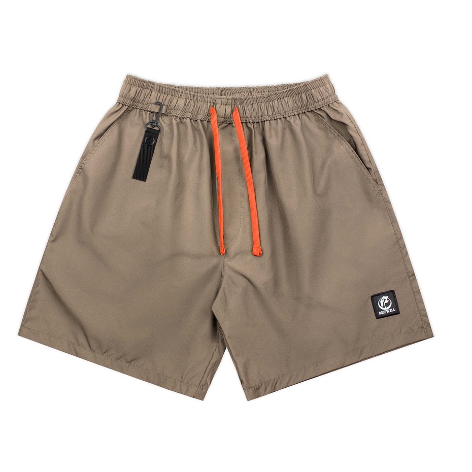 Roofwell - Quarry Khaki | Boardshort | Celana Basic Pendek | Celana Polyester Pendek | Celana Santai Unisex |