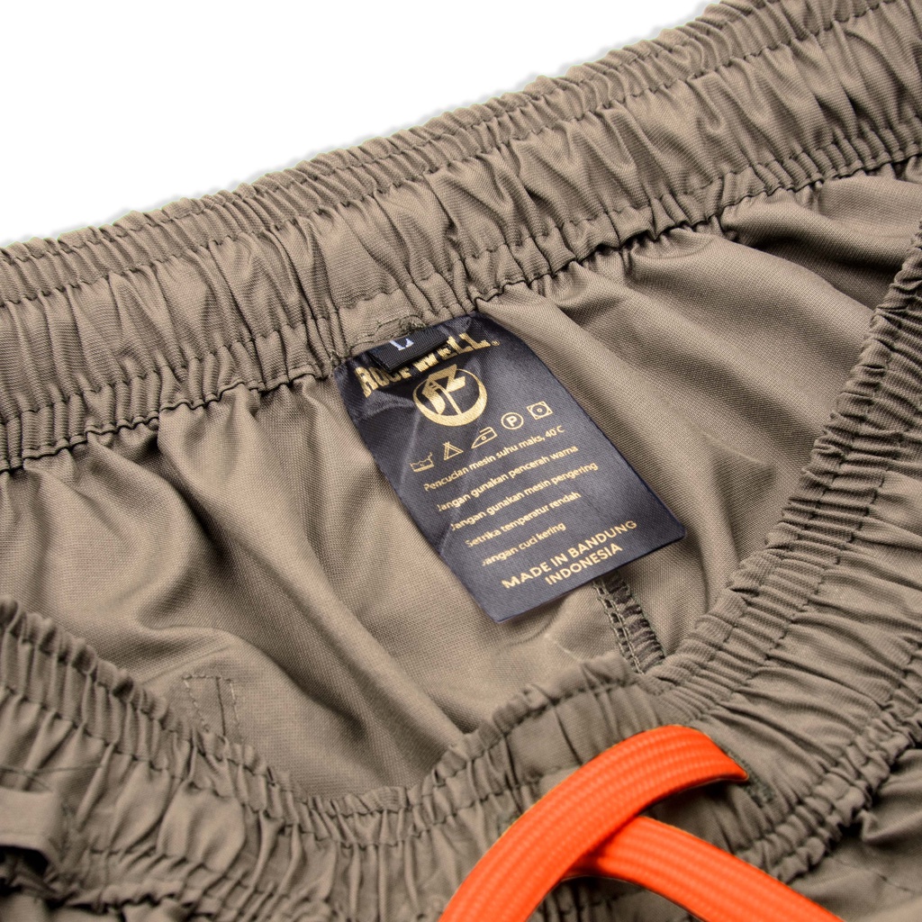Roofwell - Quarry Khaki | Boardshort | Celana Basic Pendek | Celana Polyester Pendek | Celana Santai Unisex |