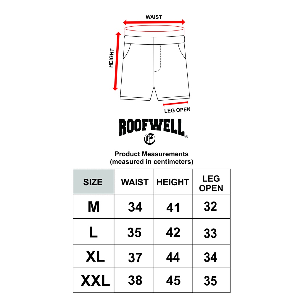 Roofwell - Quarry Black | Boardshort | Celana Basic Pendek | Celana Polyester Pendek | Celana Santai Unisex |