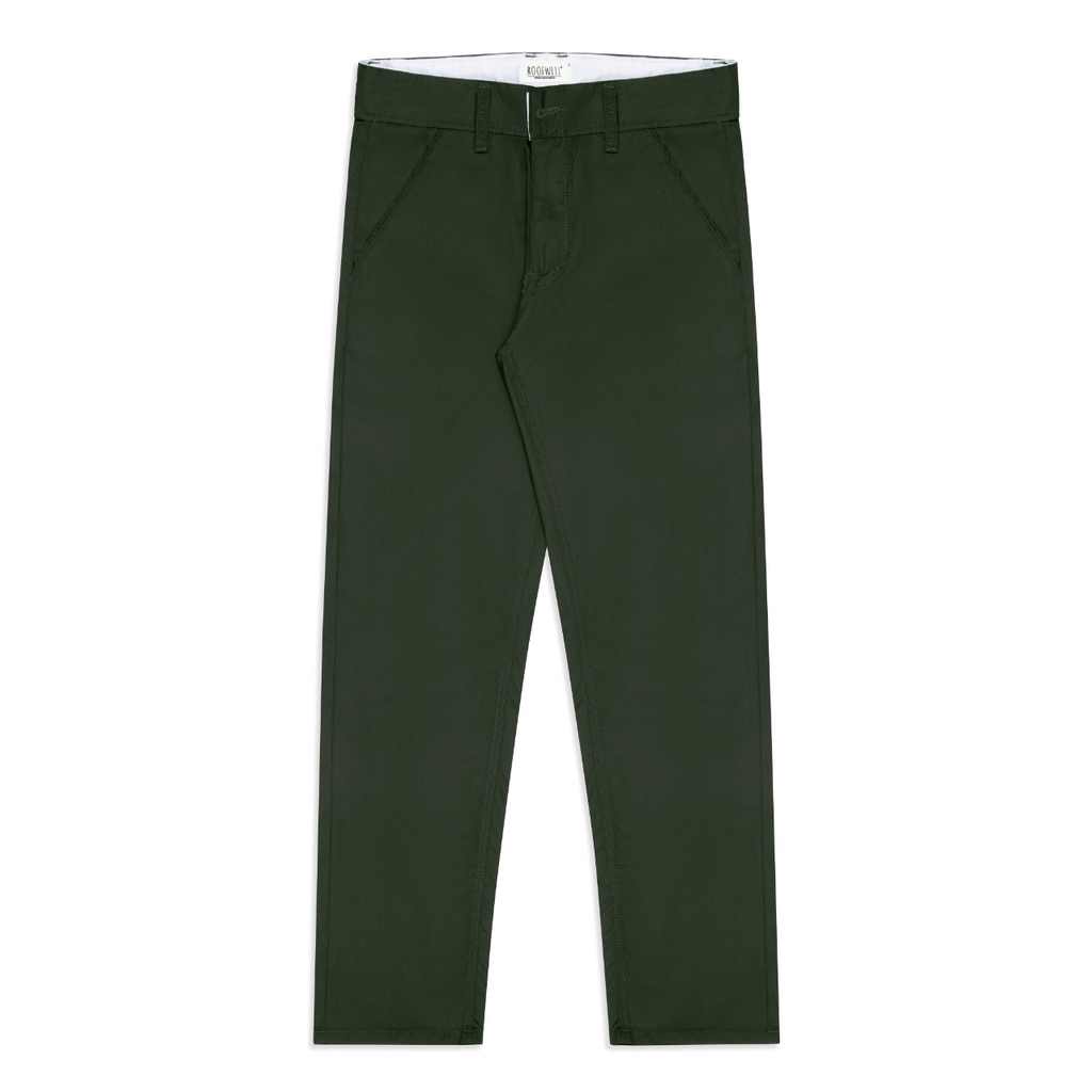 Roofwell - Loki Army - Chino Straight Fit ( DRILL MATERIAL )