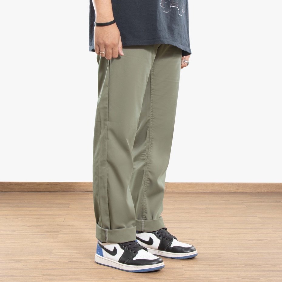 Roofwell - Loki Khaki - Chino Straight Fit ( DRILL MATERIAL )