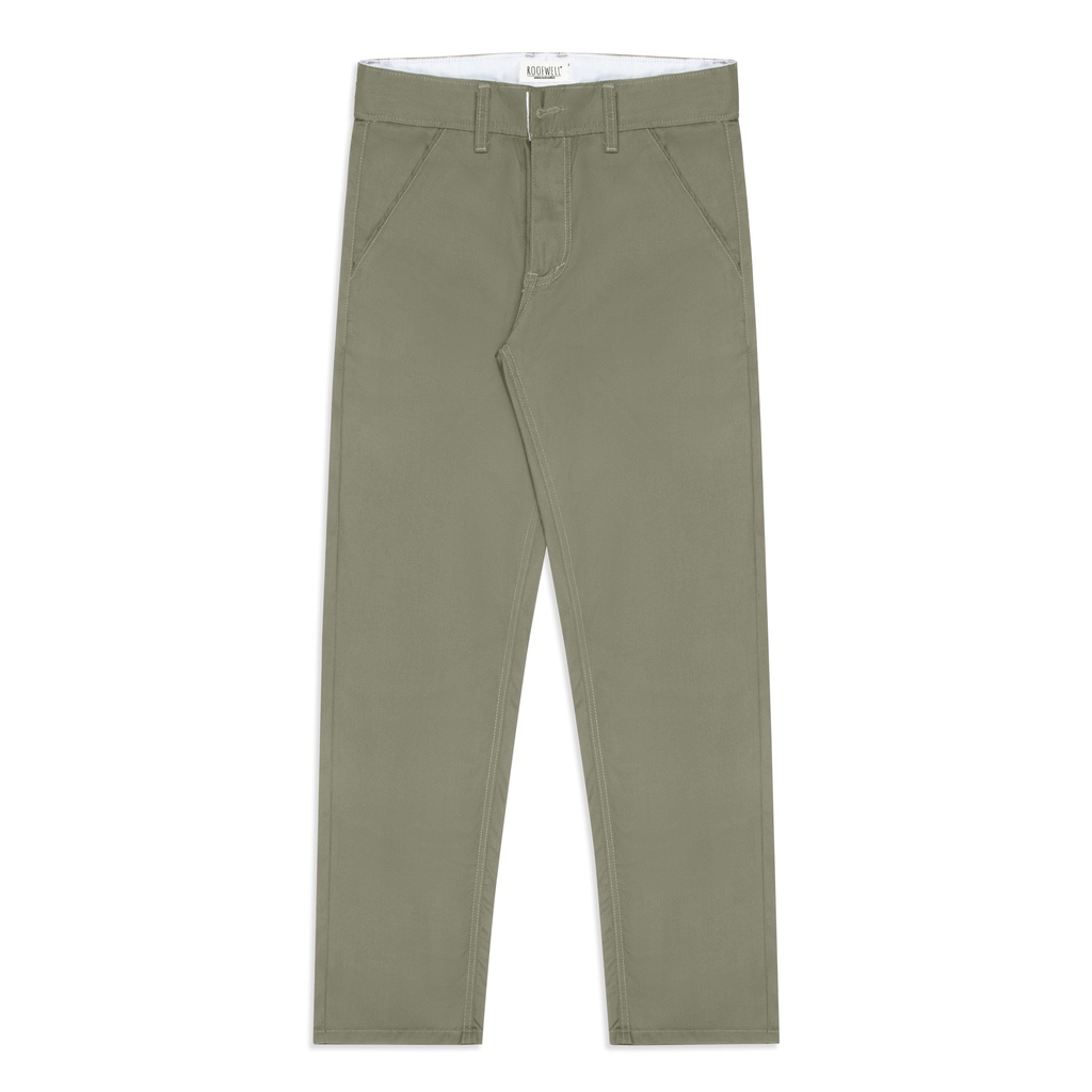 Roofwell - Loki Khaki - Chino Straight Fit ( DRILL MATERIAL )