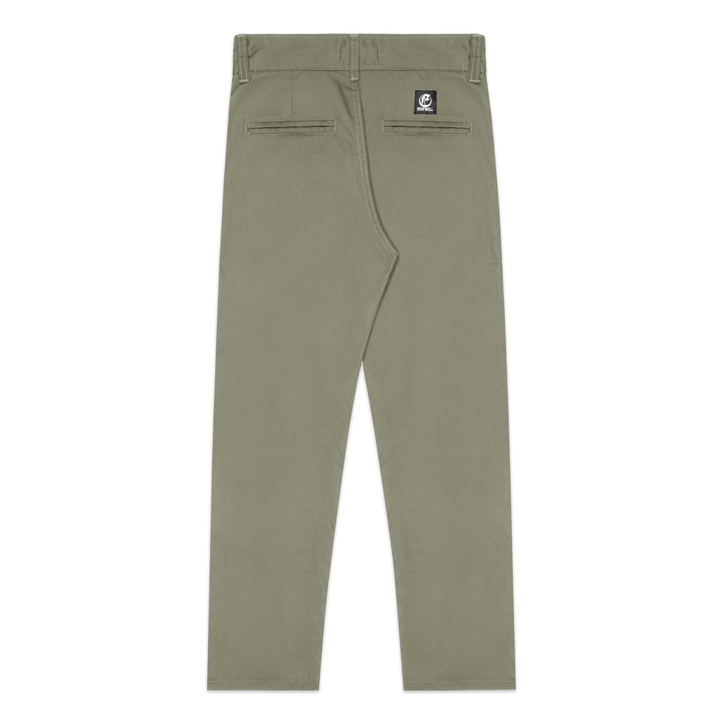 Roofwell - Loki Khaki - Chino Straight Fit ( DRILL MATERIAL )