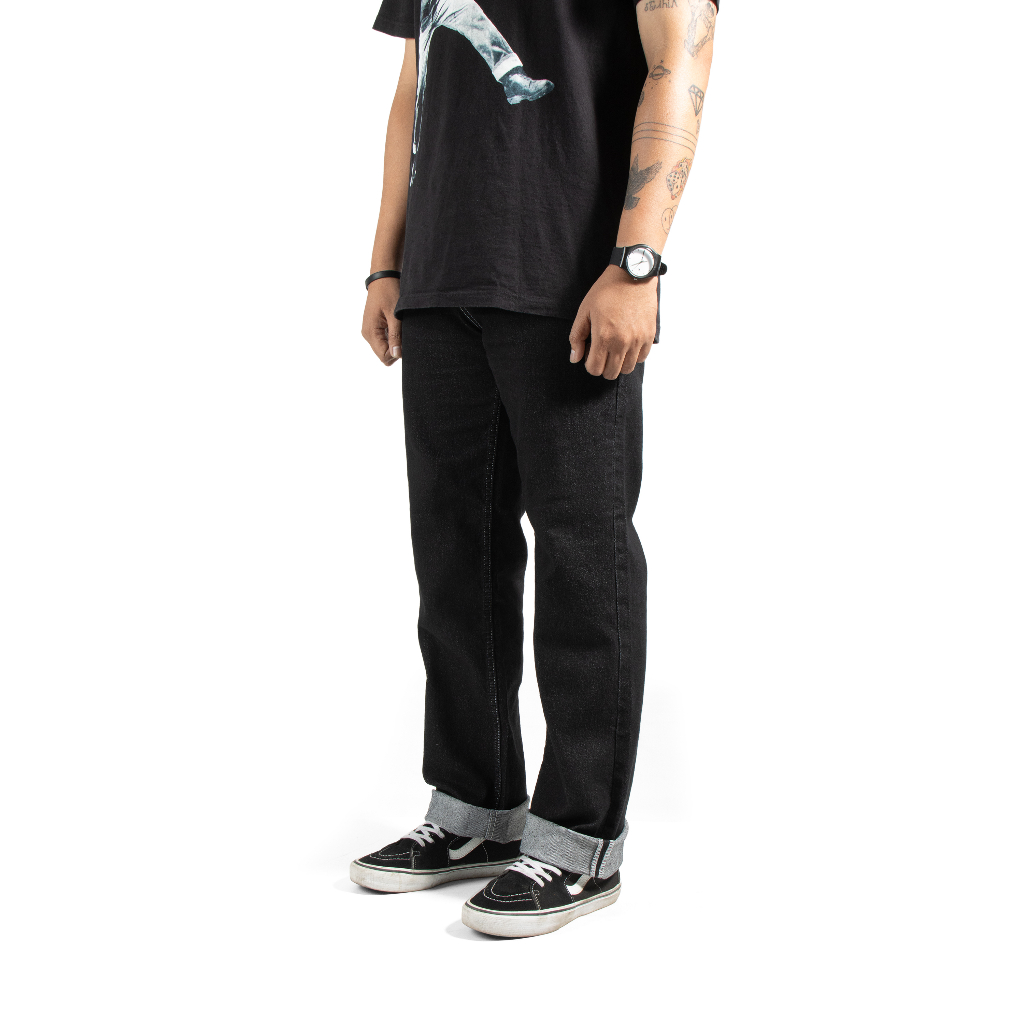 Roofwell - Higate Black - Washed Jeans