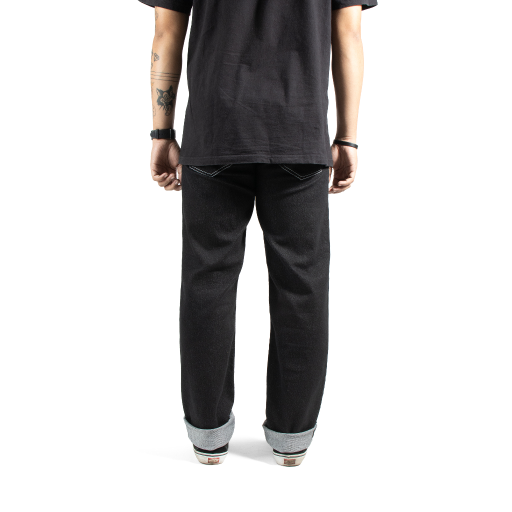 Roofwell - Higate Black - Washed Jeans