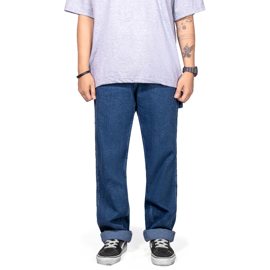 Roofwell - Plug Blue - Carpenter Denim Jeans Panjang Utility Standar