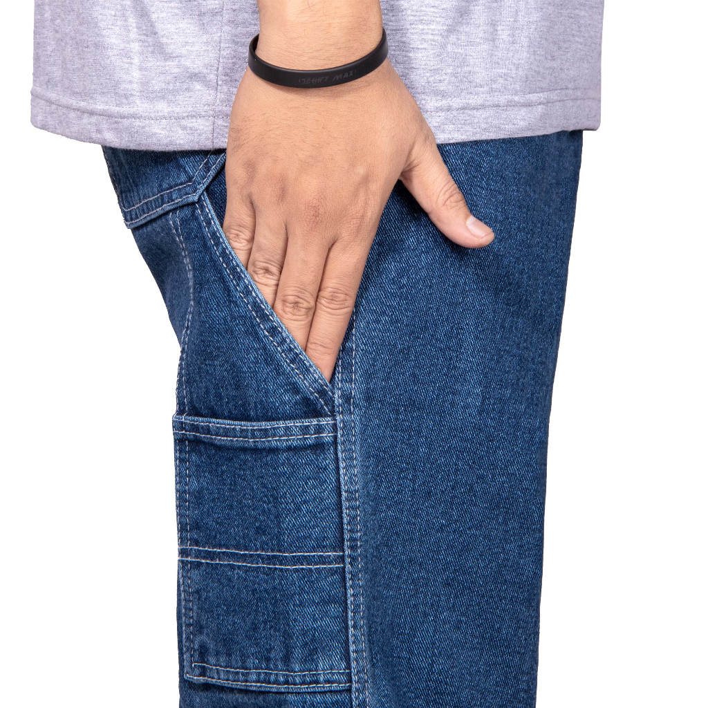 Roofwell - Plug Blue - Carpenter Denim Jeans Panjang Utility Standar