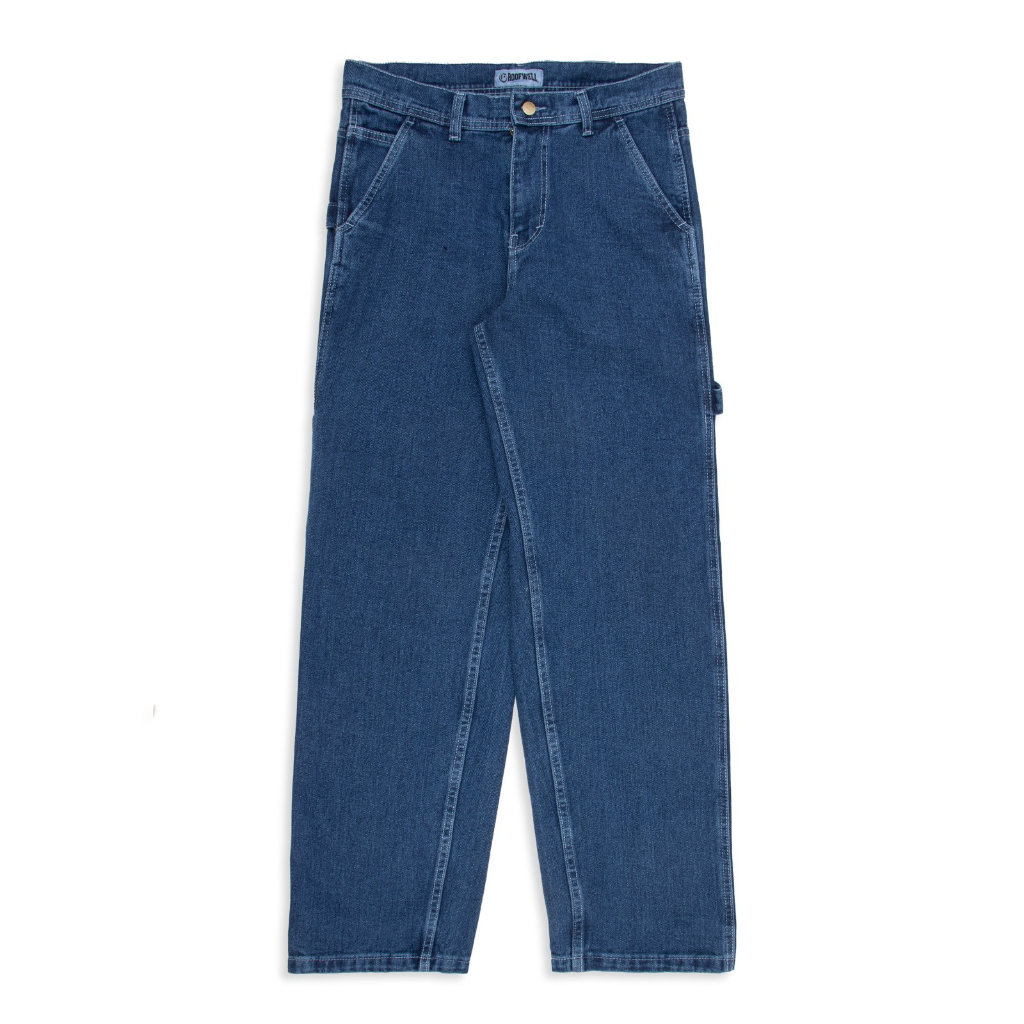 Roofwell - Plug Blue - Carpenter Denim Jeans Panjang Utility Standar