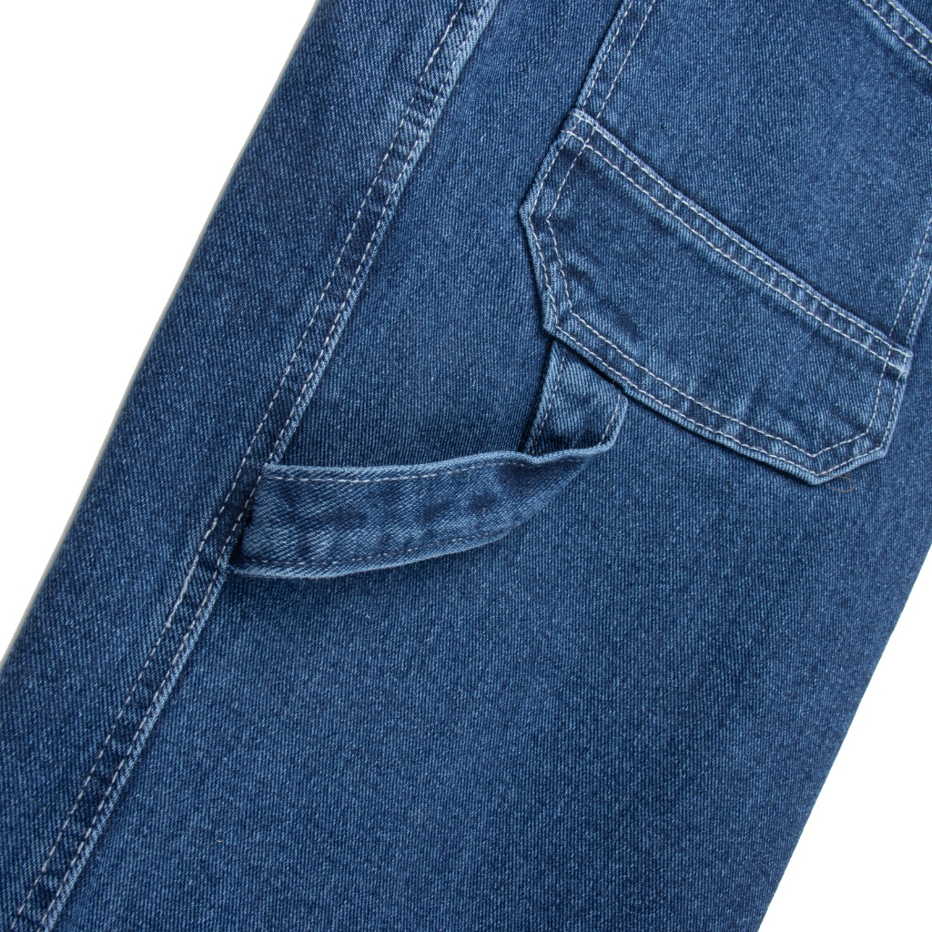 Roofwell - Plug Blue - Carpenter Denim Jeans Panjang Utility Standar