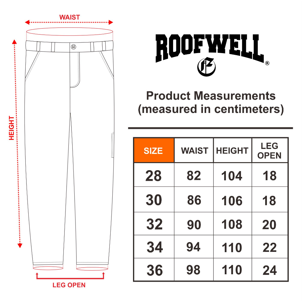 Roofwell - Plug Blue - Carpenter Denim Jeans Panjang Utility Standar