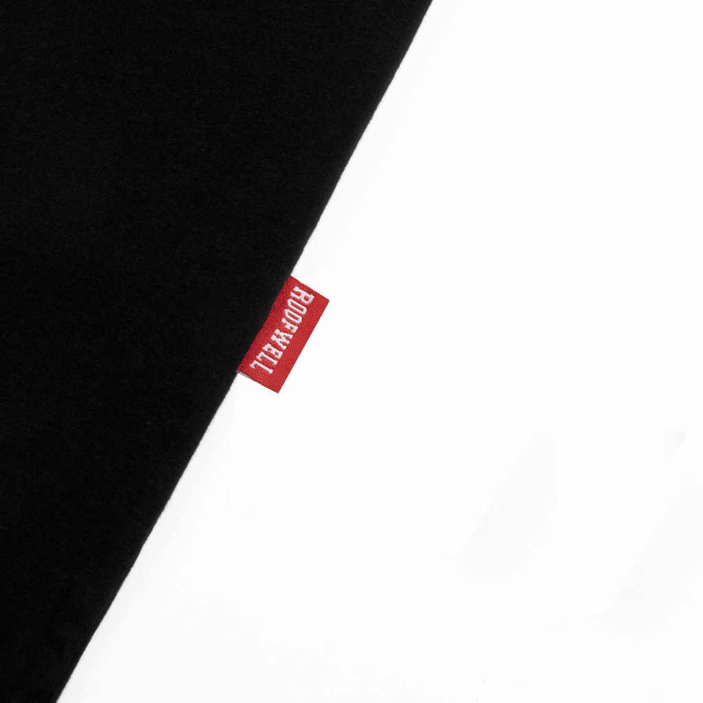 Roofwell - Identity Black - Tshirt Heavyweight 16s Oversize Unisex