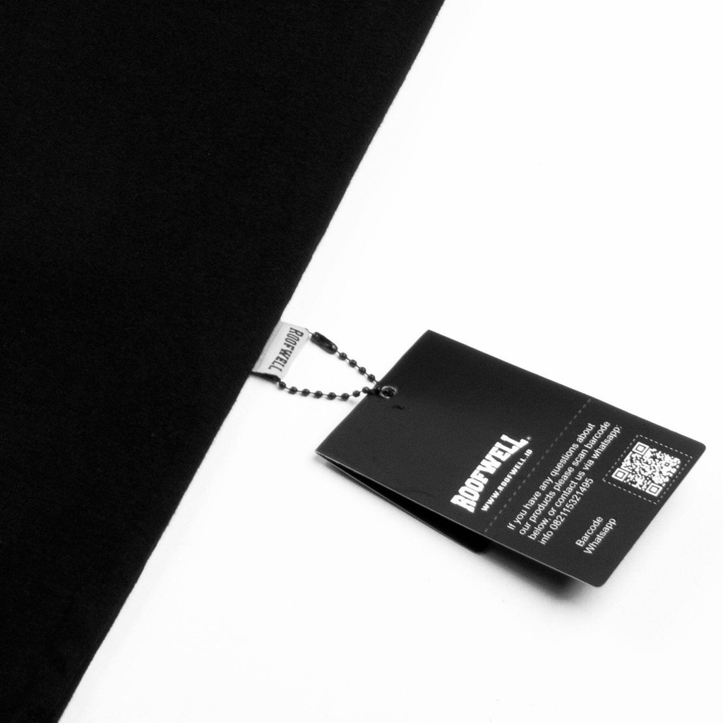 Roofwell - Helios Black | Tshirt Heavyweight 16s | Tshirt Oversize Unisex |